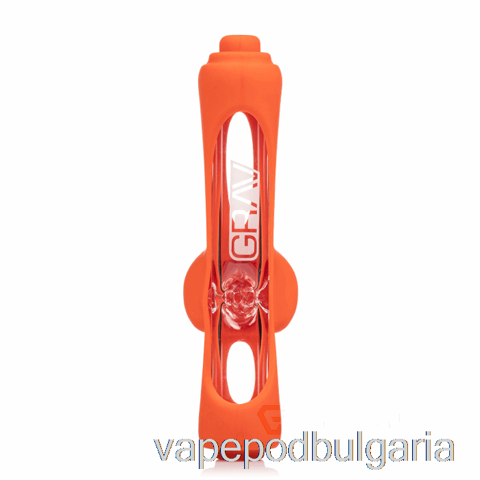 Vape 10000 Дръпки Grav Mini Steamroller със силиконова кожа Scarlet Orange